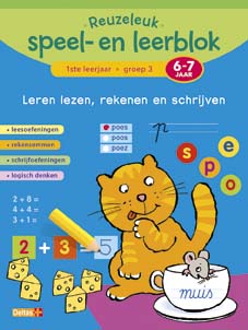 Reuzeleuk speel- en leerblok Lezen, rekenen en sch