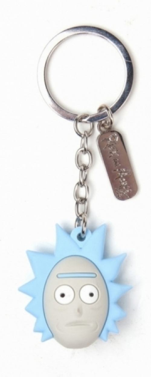 Rick & Morty - Ricks Face 3D Rubber Keychain