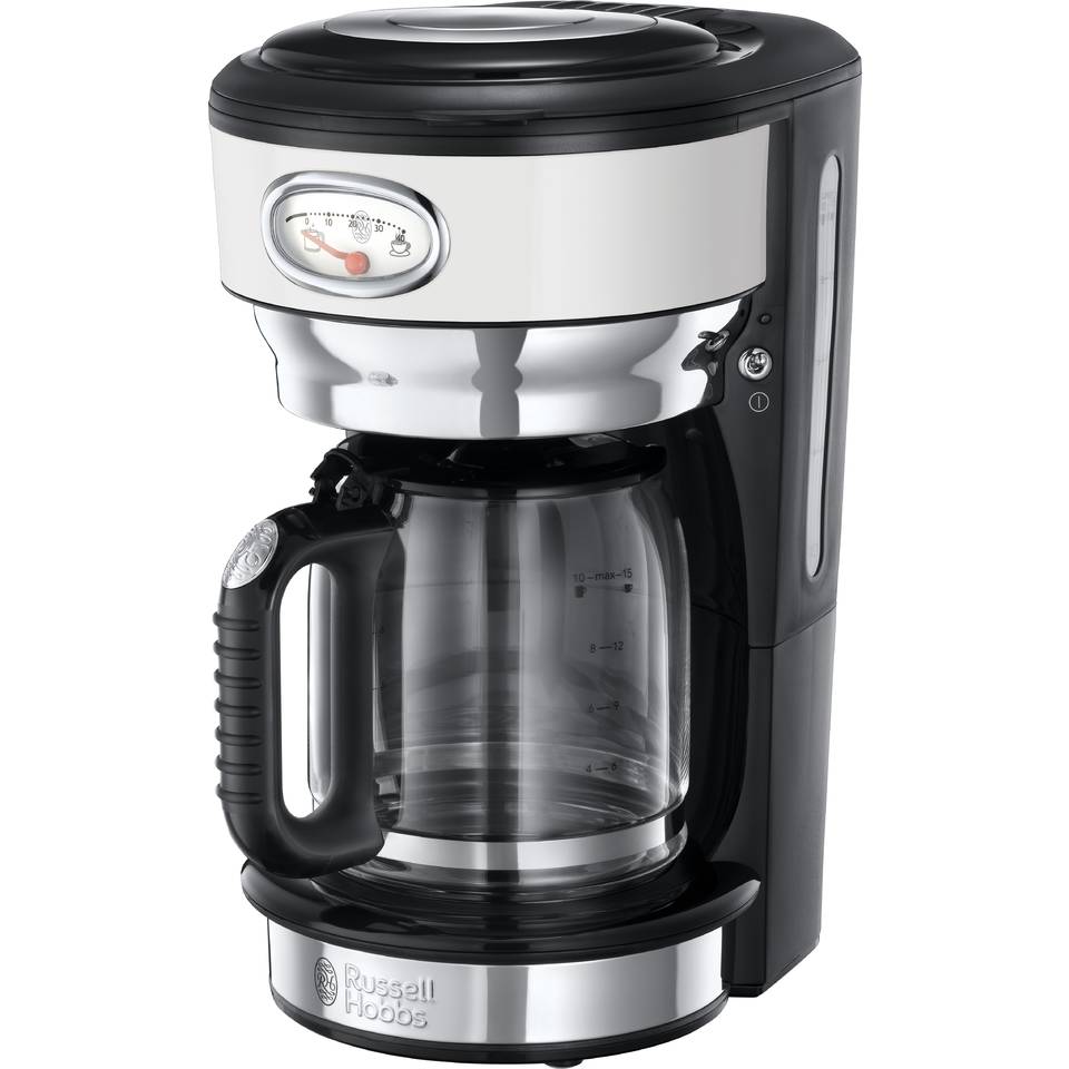 Russell Hobbs koffiezetapparaat Retro Classic - wit