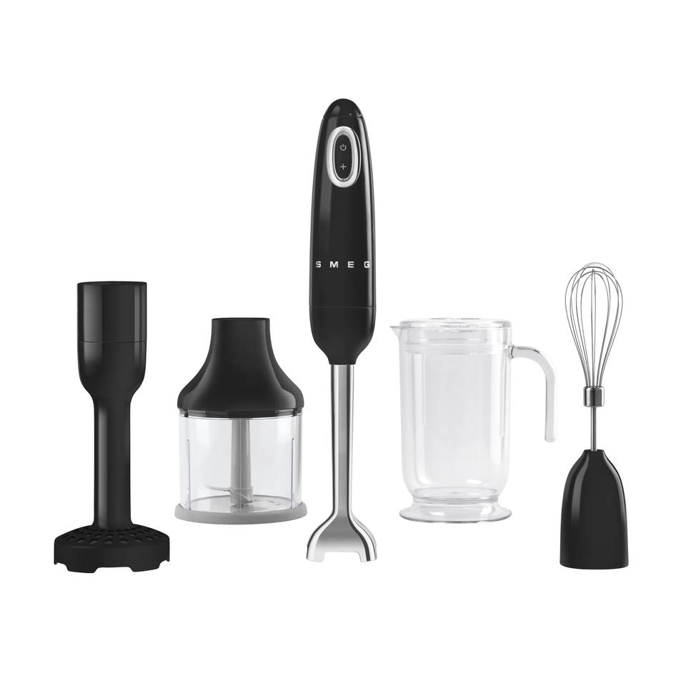 SMEG Staafmixer Zwart Set