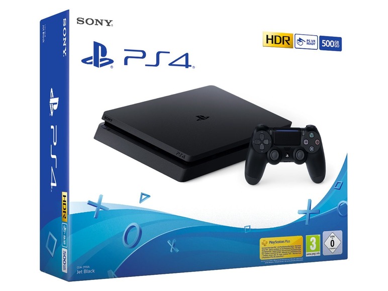 SONY Playstation 4 Slim 500GB Jet Black