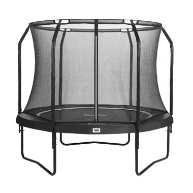 Salta Premium Black Edition trampoline rond met veiligheidsnet - 305 cm - zwart