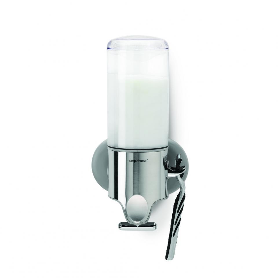 Simplehuman zeepdispenser hangend Enkel - 444 ml - zilverkleurig