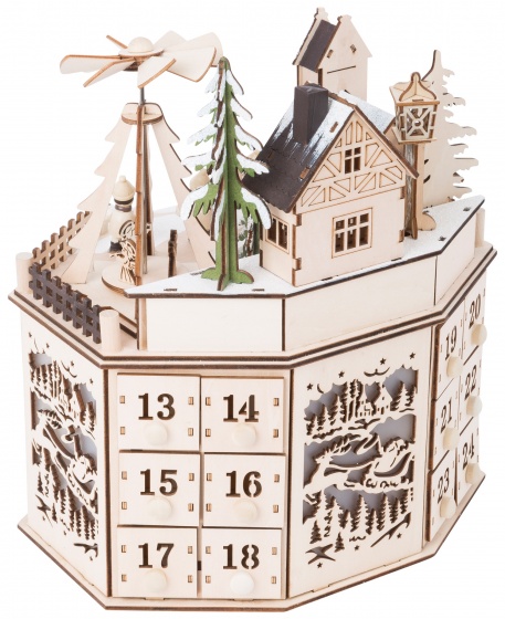 Small Foot houten kerstkalender 25 cm