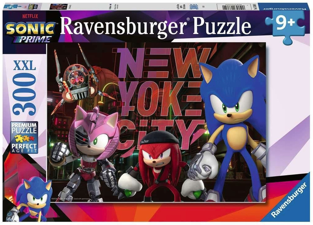 Sonic Prime XXL Puzzle: New Yoke City (300pc)