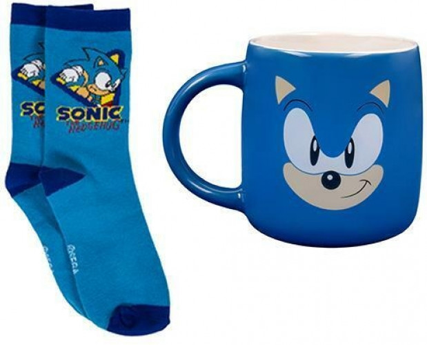 Sonic the Hedgehog Mug and Socks Gift Set