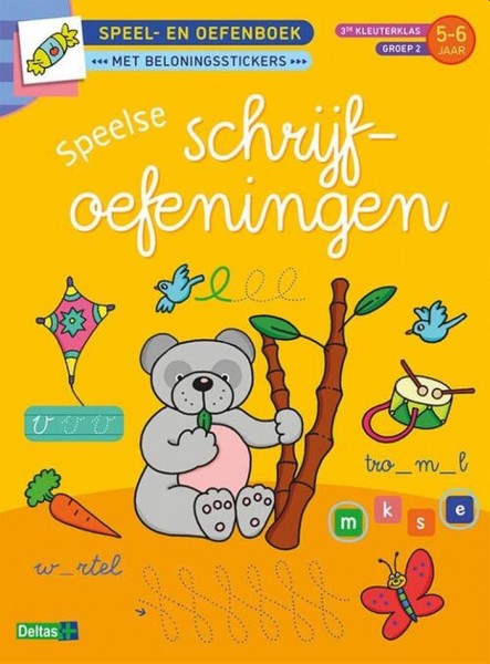 Speelse Schrijfoefeningen Speel en Oefenboek met Beloningstickers