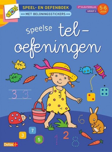 Speelse Teloefeningen 5-6J Speel En Oefenboek Met Beloningstickers