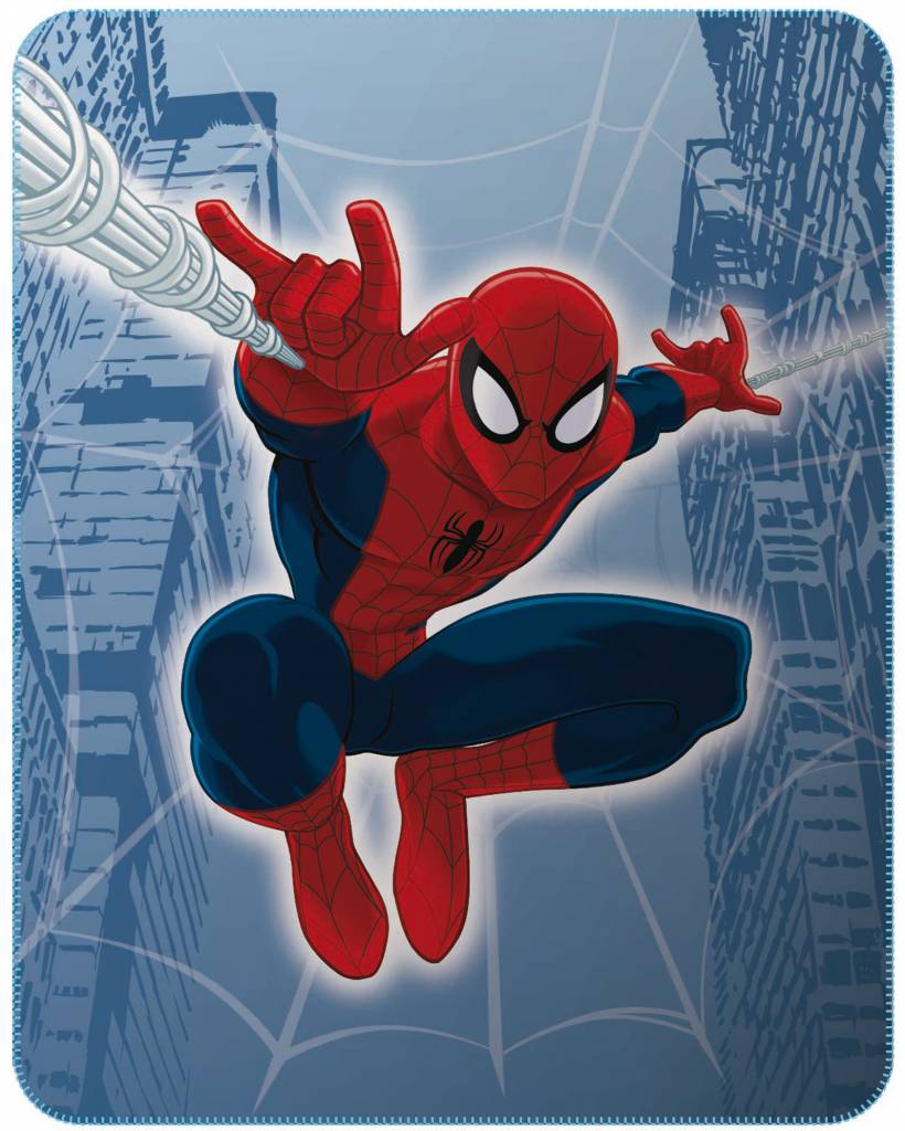 Spider-Man Plaid Tower 110x140cm Polyester