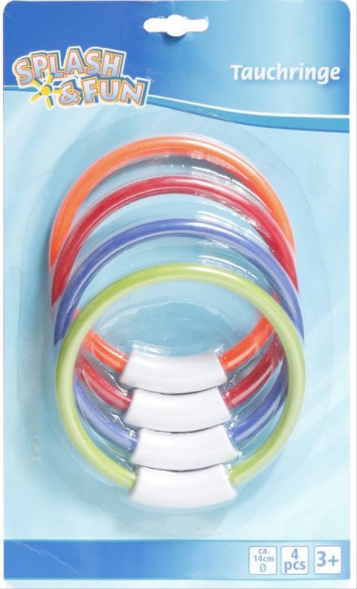 Splash en Fun duikringen 4 stuks