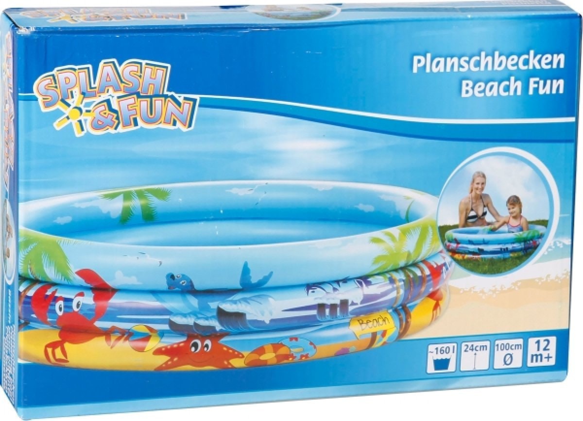 Splash en Fun peuterbad Beach Fun 100 cm