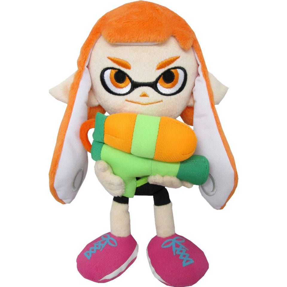 Splatoon: Inkling Girl Orange, 22cm Plush