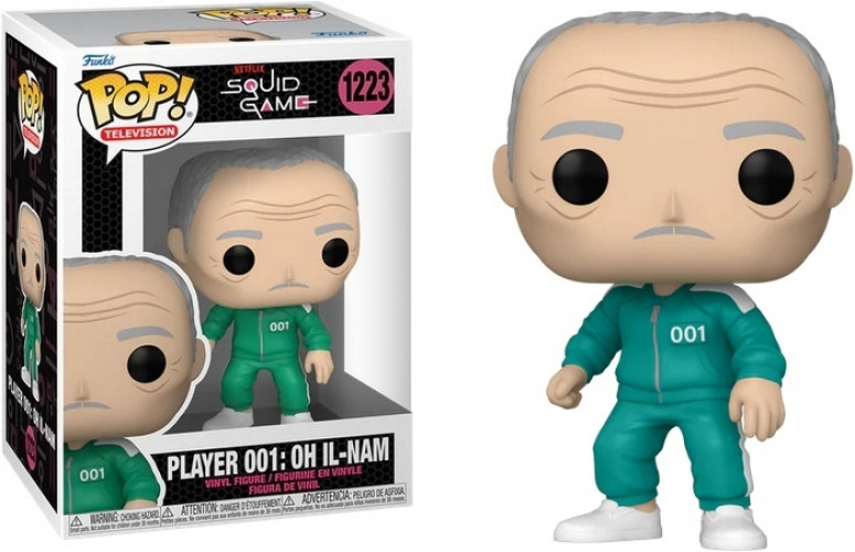 Squid Game Funko Pop Vinyl: Player 001: Oh Il-Nam