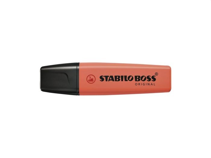 Stabilo boss original pastel zacht koraalrood