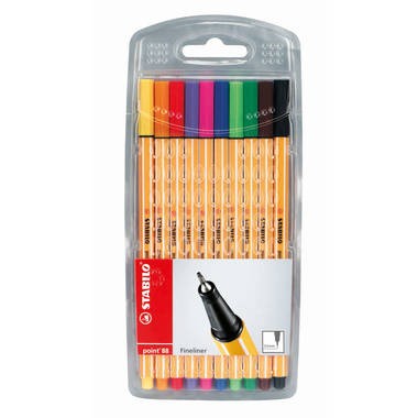 Stabilo point 88 fineliner 10 stuks