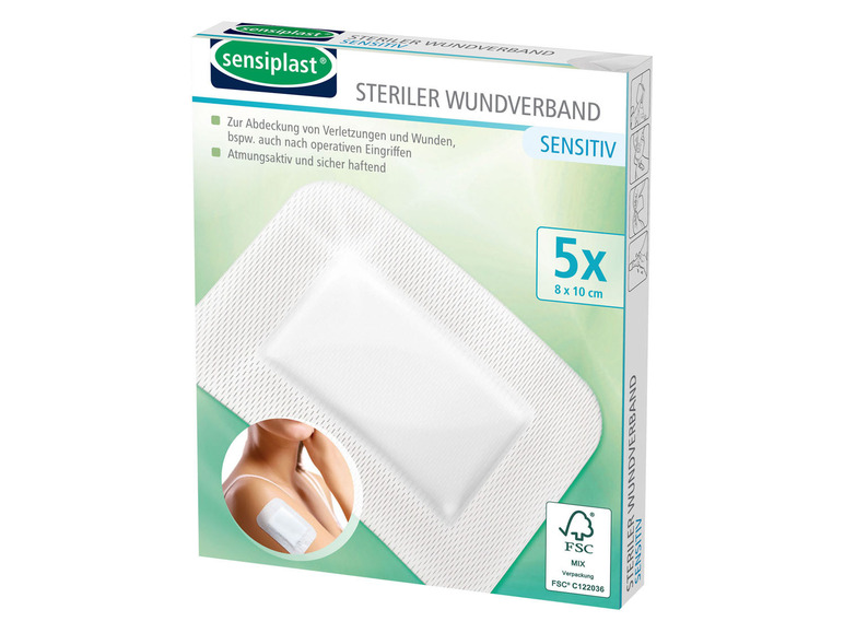 Steriel wondverband of douchepleisters (Wondverband)