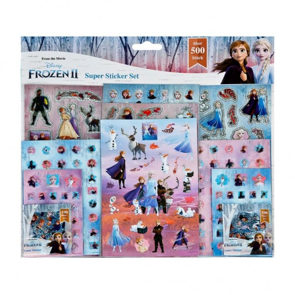 Stickerset Frozen 2 500-Delig