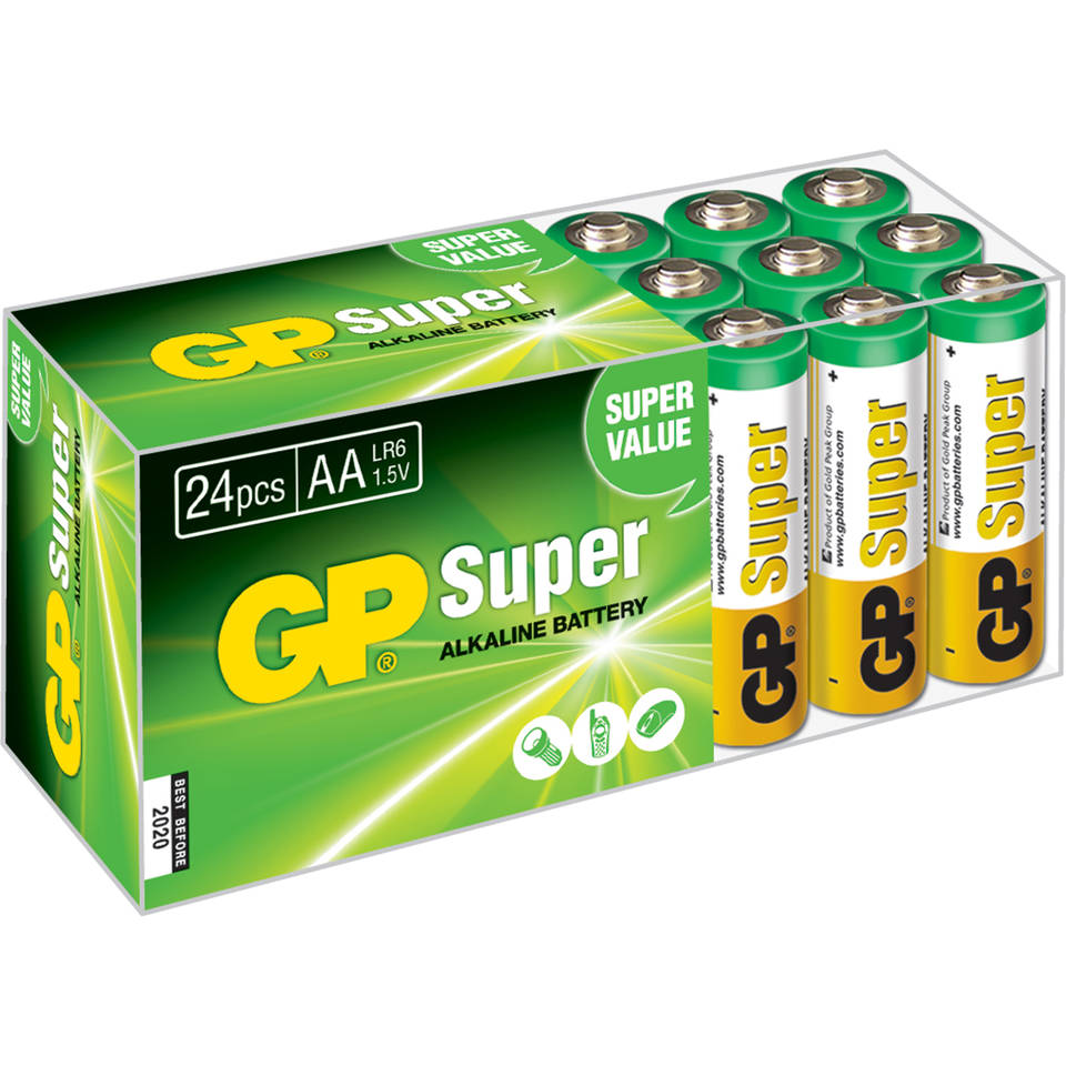 Super Alkaline 24x AA Multipack