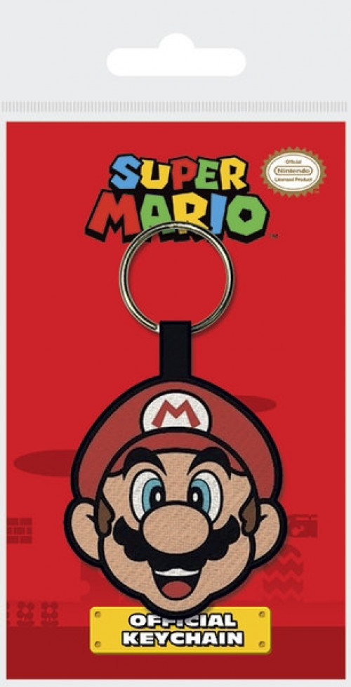 Super Mario - Mario Head Woven Keychain