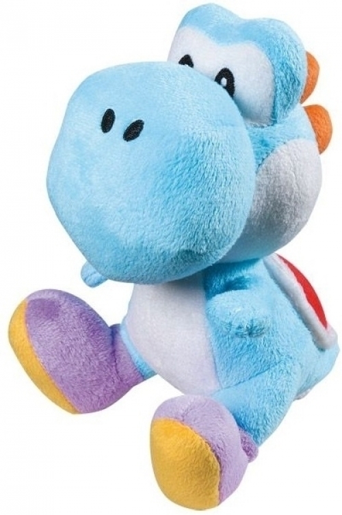 Super Mario Pluche - Light Blue Yoshi (16cm)