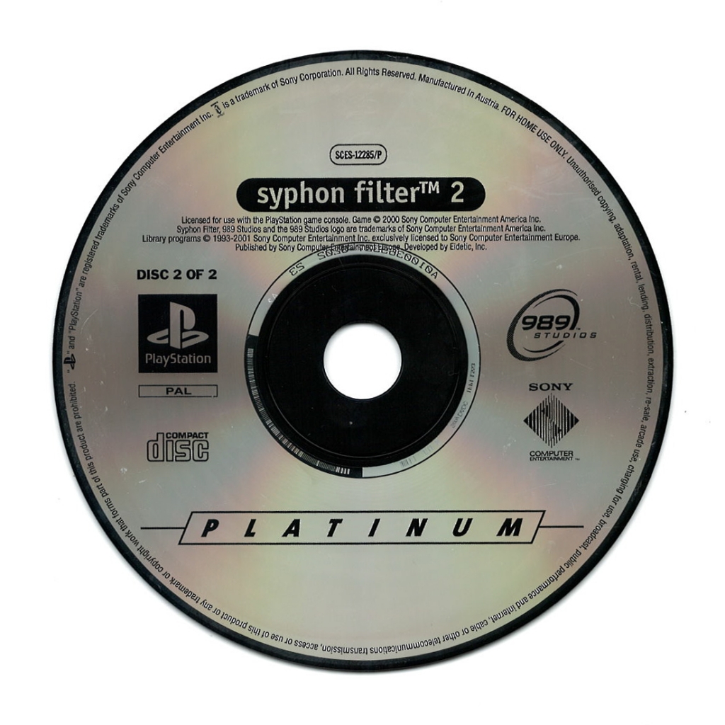 Syphon Filter 2 (platinum) (losse discs)