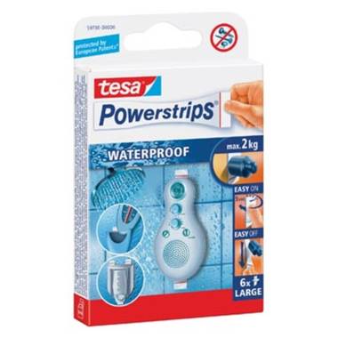 TESA POWERSTRIPS 2KG WATER BL6