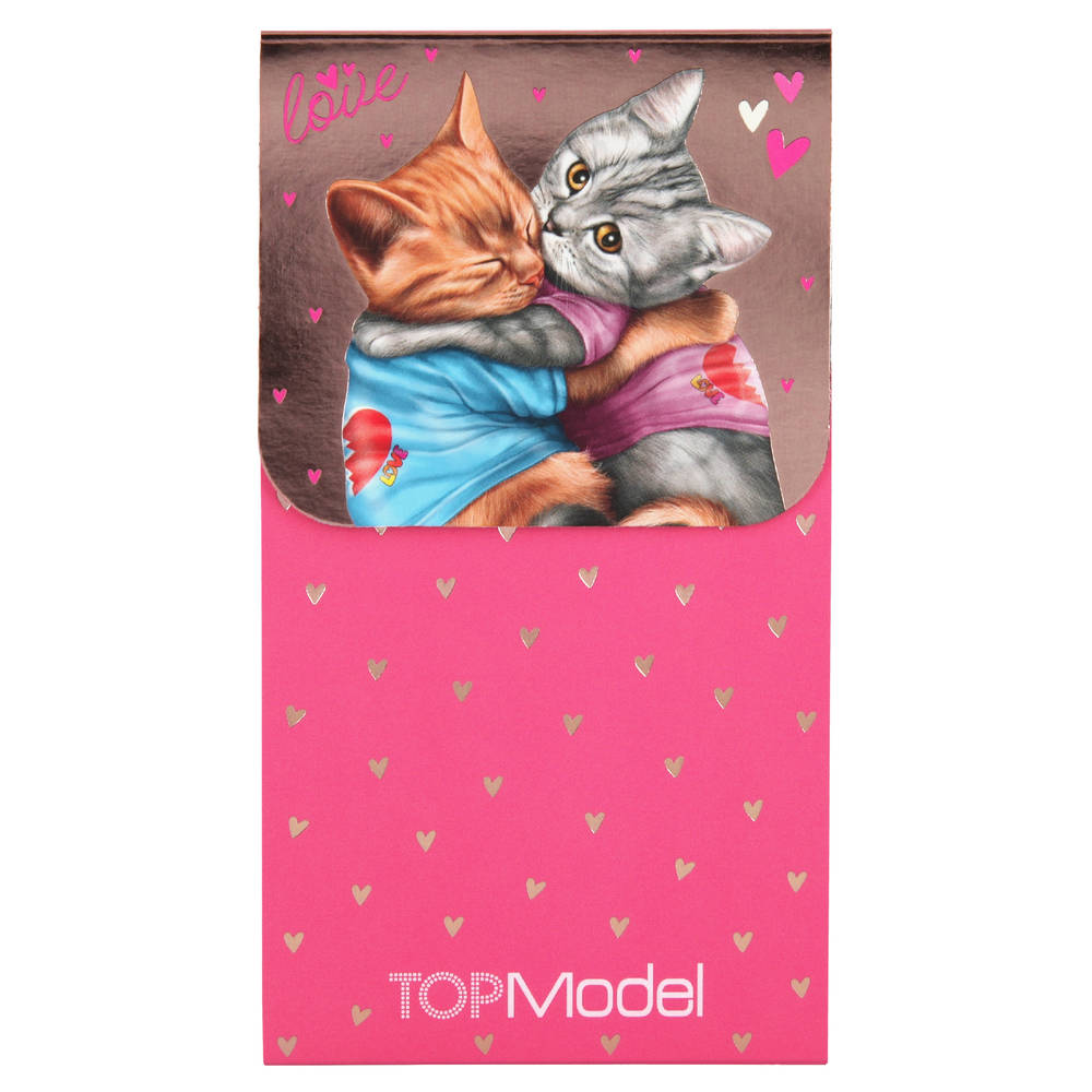 TOPModel Cat notitieblok met magneetsluiting