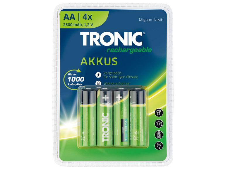 TRONIC Accu Ni-MH, Ready 2 Use (AA)