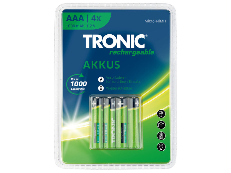 TRONIC Accu Ni-MH, Ready 2 Use (AAA)