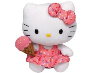 TY Kitty Eiscreme Knuffel 15cm