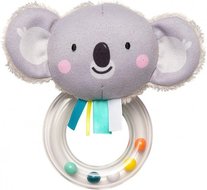 Taf Toys rammelaar Kimmy Koala junior 13,5 cm grijs