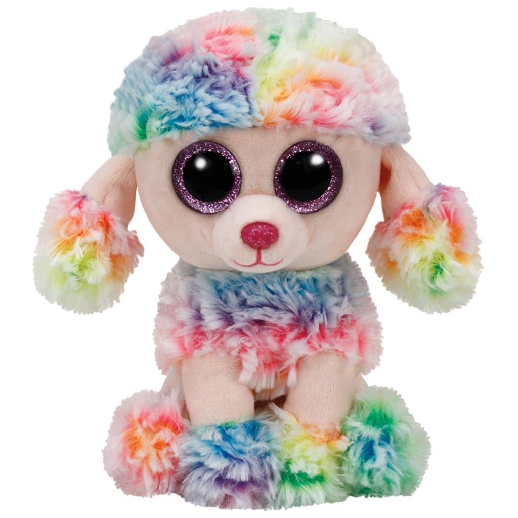 Ty Beanie Boo s Rainbow Poodle 15cm