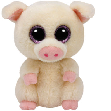 Ty Beanie Boo\s knuffel varken Piggley - 15 cm