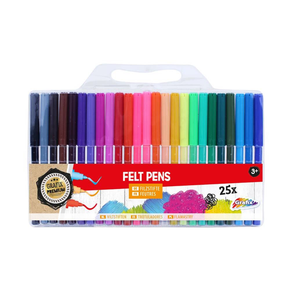 Viltstiften set 25-delig