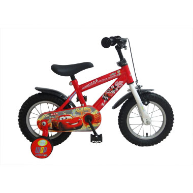 Volare Disney Cars jongensfiets - 12 inch - rood