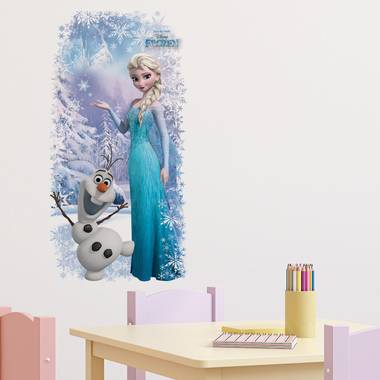 Walplus kids decoratie sticker - disney frozen elsa & olaf