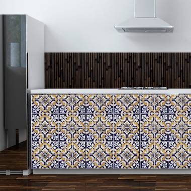 Walplus muur decoratie sticker - talavera tegels 6 x stickervel