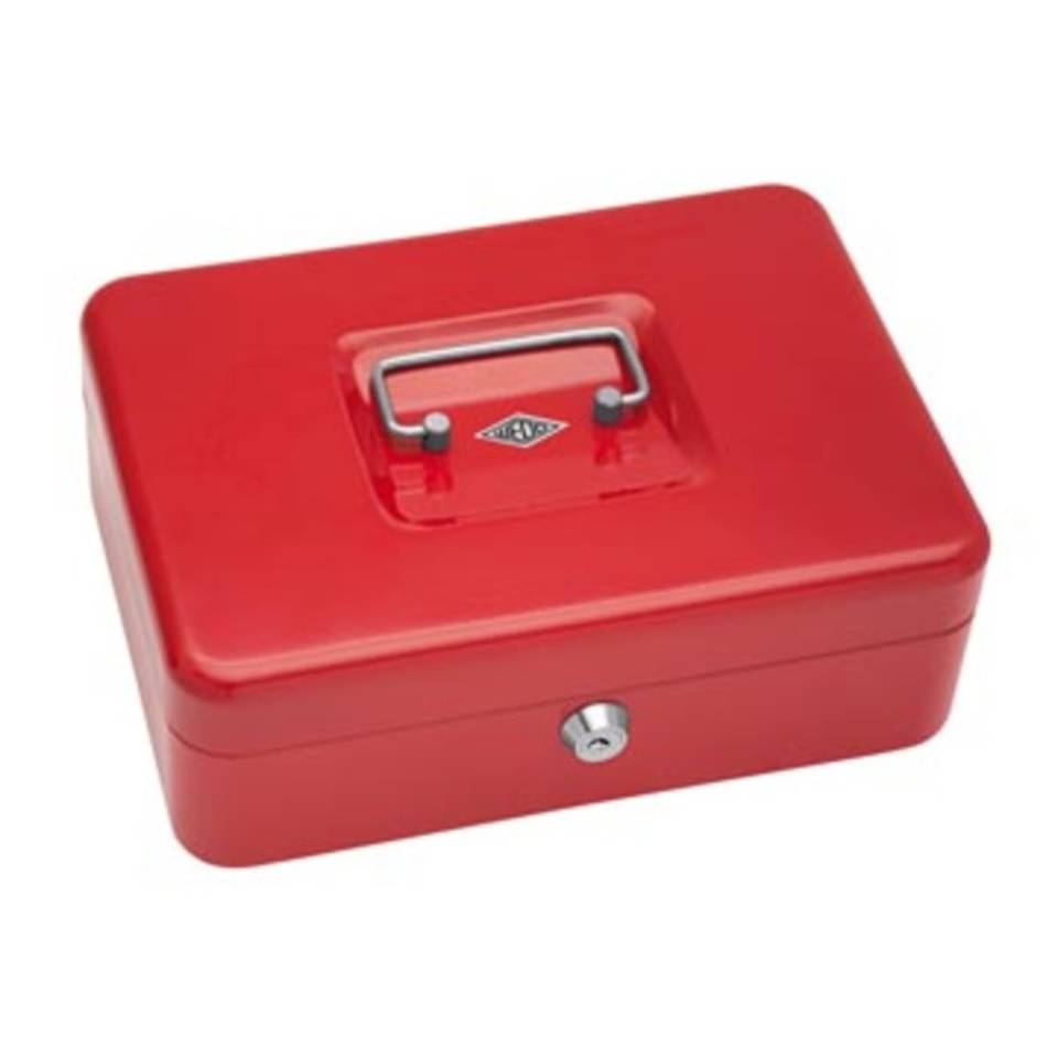 Wedo Geldkistje, ft 25 x 18 x 9 cm, rood