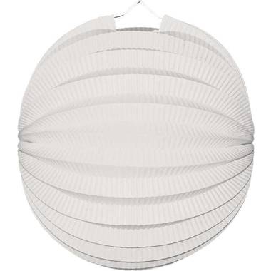 Witte lampion bol 23cm