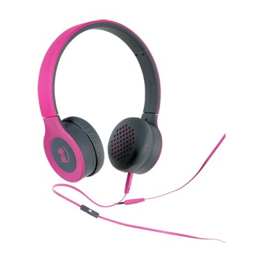 Wonky Monkey on-ear headset Roze