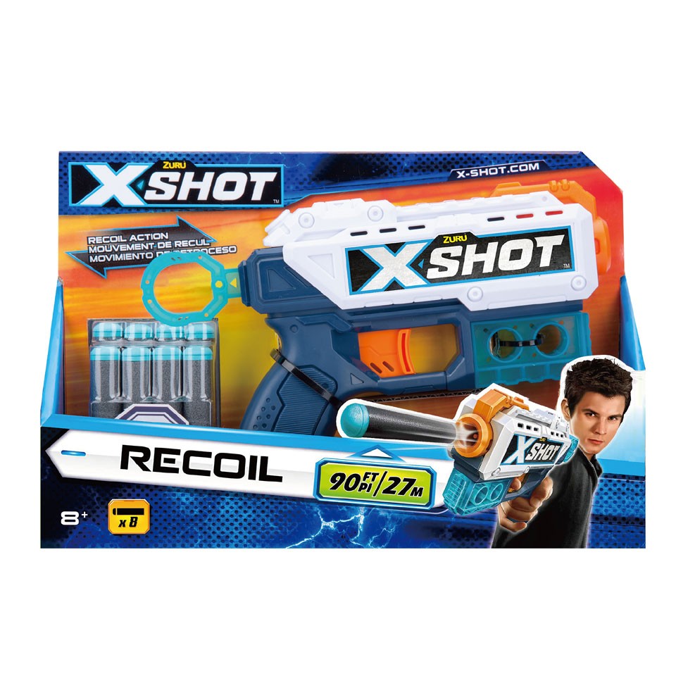 X-Shot Recoil blaster - 8 darts