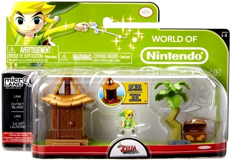 Zelda Microland Playset - Outset Island with Link