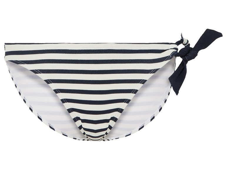 esmara Dames bikinibroekje (40, Blauw/wit gestreept)