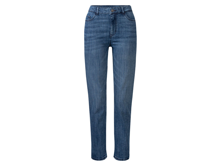 esmara Dames jeans - straight fit (36, regulier, Donkerblauw)