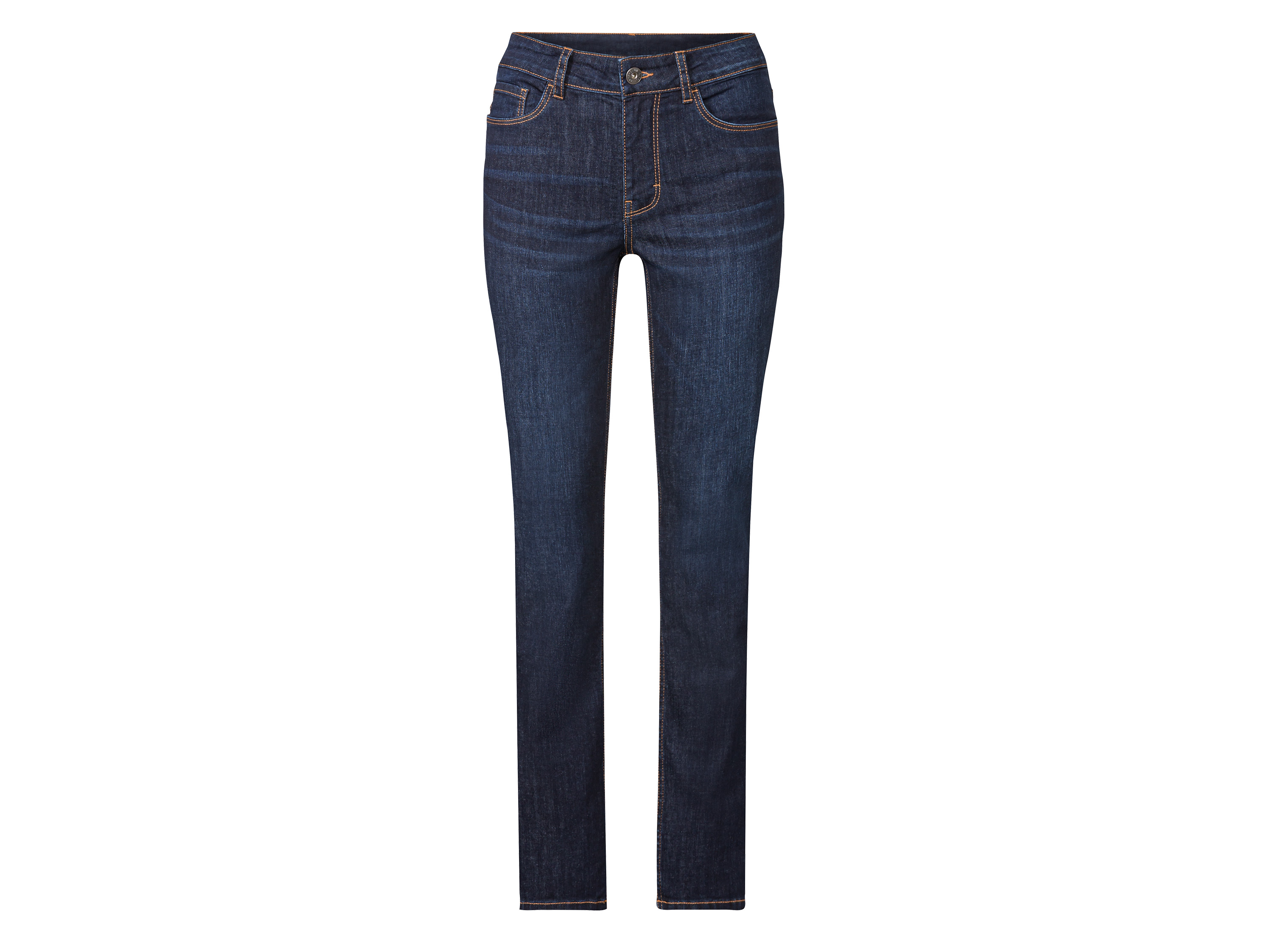 esmara Dames jeans Slim Fit (38, Donkerblauw, Normaal)