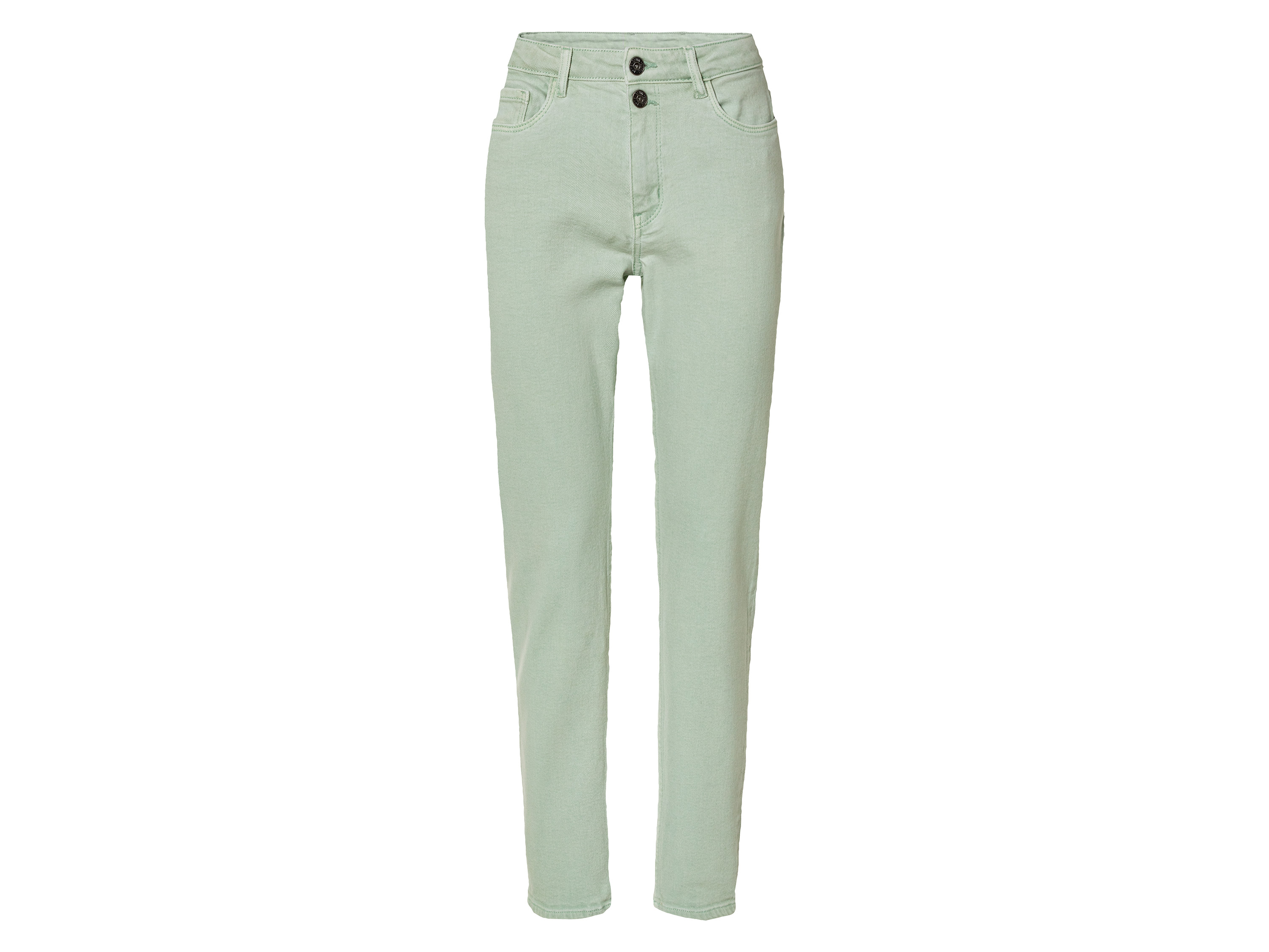esmara Dames jeans Straight fit (34, regulier, Mint)