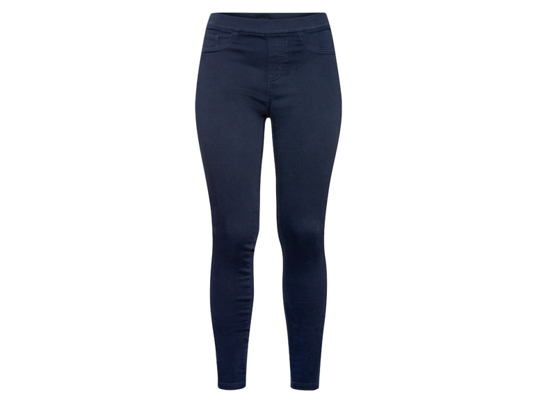 esmara Dames jegging met hoog katoengehalte (34, Donkerblauw)