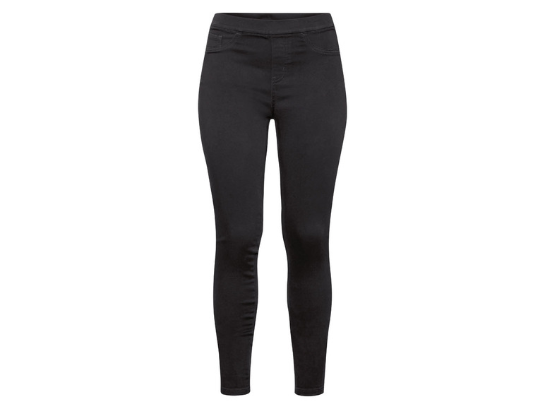 esmara Dames jegging met hoog katoengehalte (34, Zwart)