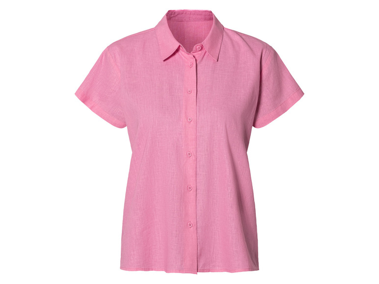 esmara Dames linnen blouse (42, Roze)
