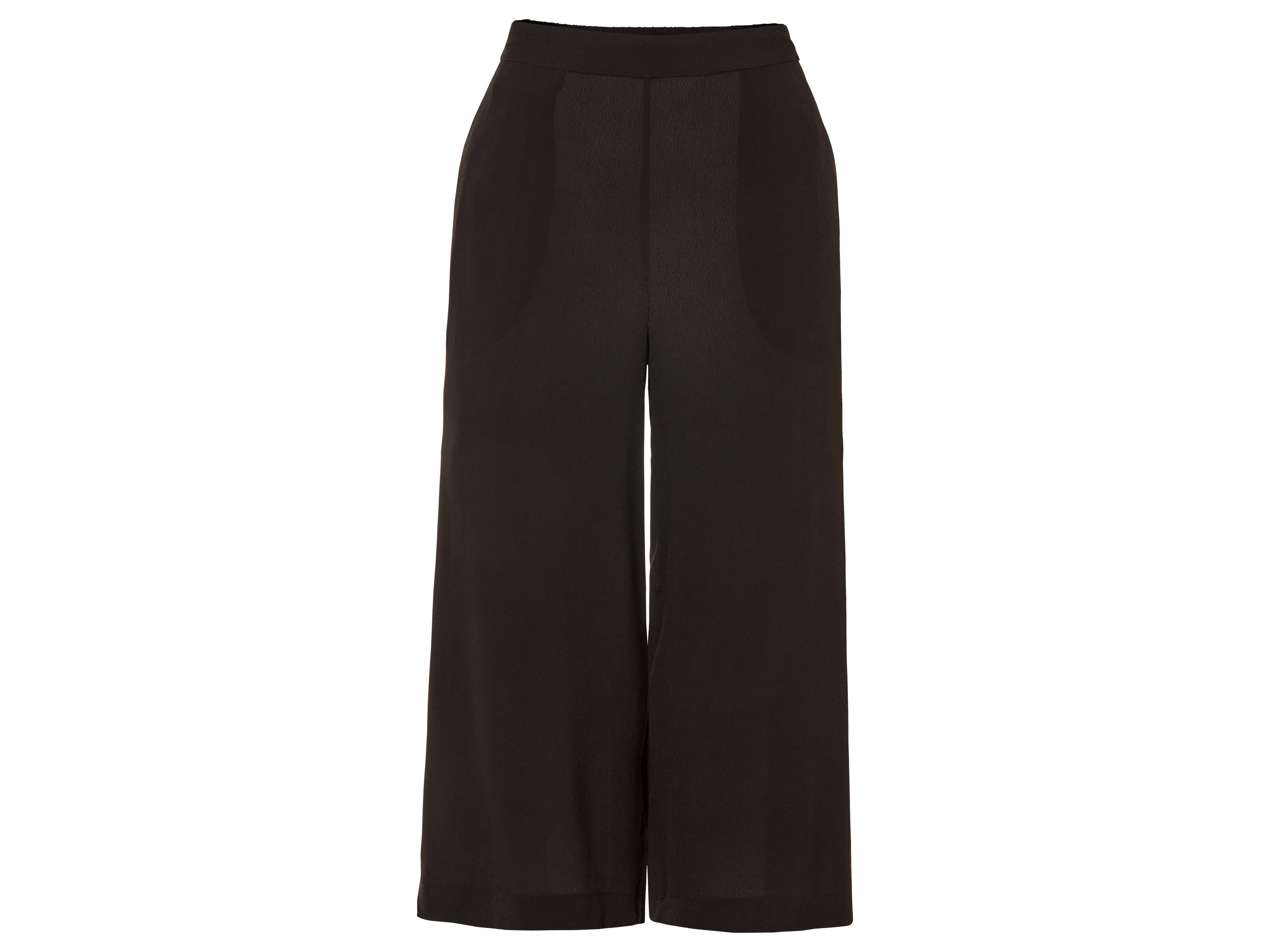 esmara Dames wide-leg-broek (42, Zwart)